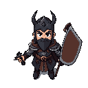 dark medieval charater
