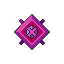 purple-red xp rhombus