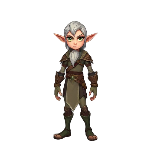 an elf from lineage 2