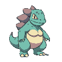 generate a very female human with huge breast looking venusaur in pokemon style sprite