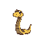 snake in bar shape with square curves