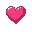 simple heart with color #fcfcd4