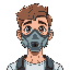 guy, oxygen mask