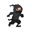fat ninja running