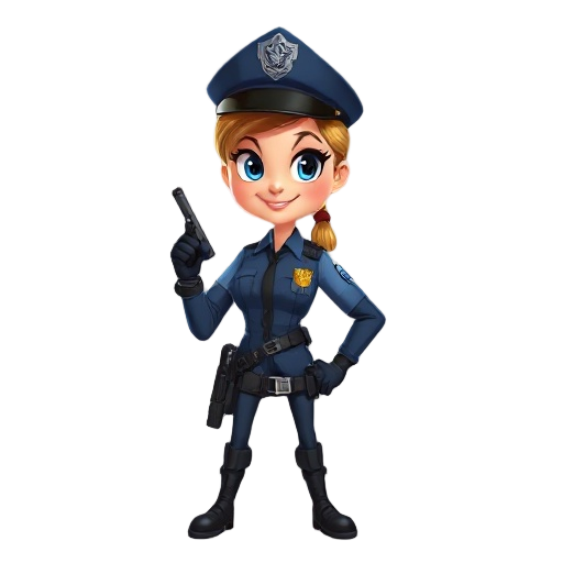 generate a police woman 