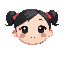 girl;kawai;head black