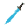 sharp water sword. with a lot of water