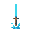 water sword with water around