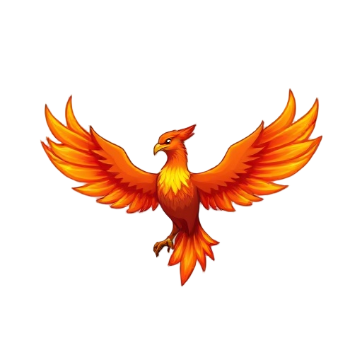 make phoenix with the fire form body but philippine eagle concept