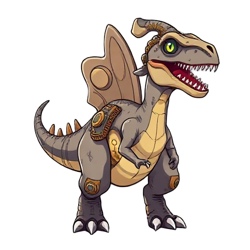 steampunk pokemon dinosaur