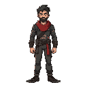 a tv man full body roguelike