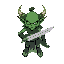 goblin enemy, with gloves and sword