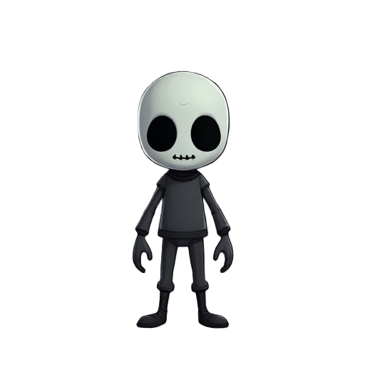 faça uma personagem inspirado no jogo little nightmares