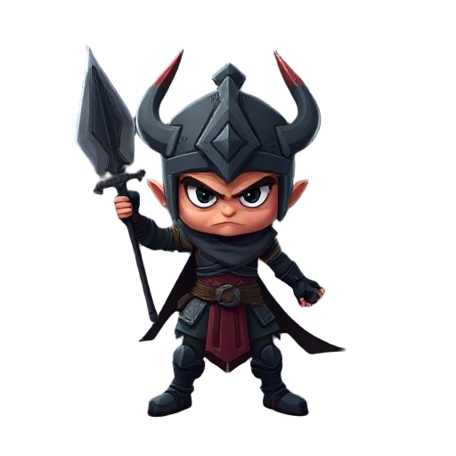 a dark warrior