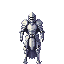 pixiel art of white armor knight