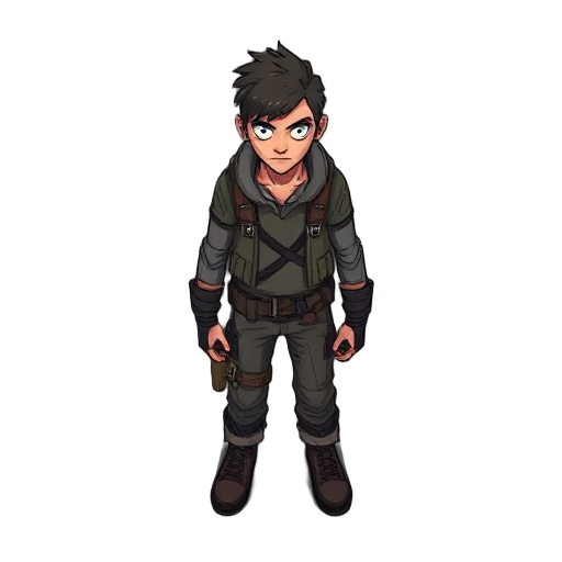 main character in a post apocalyptic game