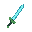 generate a minecraft like diamond sword