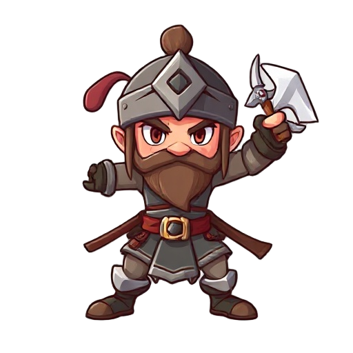 create warrior hd2d 8 way direction