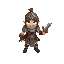 topdown warrior rpg character