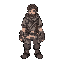 an adventurer for a 2d platform game with an rpg feel, but make him for a player