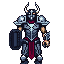 minotauro with armor and hammer