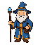 a medival wizard