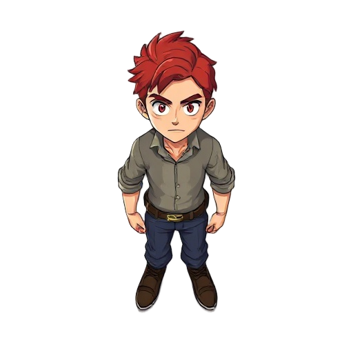 red hair man