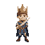 prince having sword