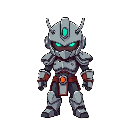 chibi robot warrior