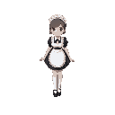 maid walking sprite