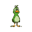 haz un sprite de un pato verde