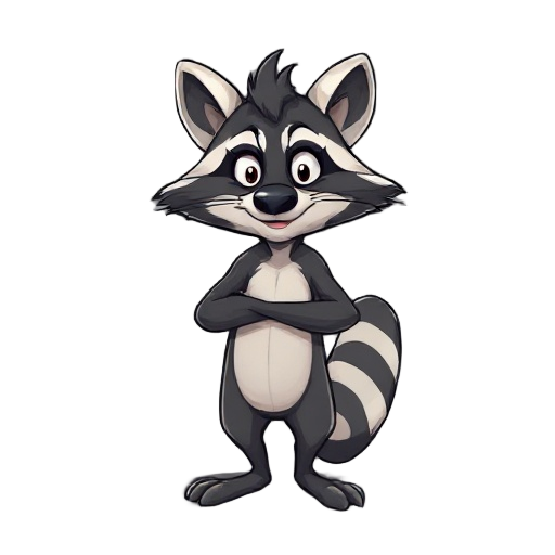 crazy racoon 