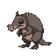 a armadillo with some traits anthropological