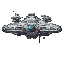 space ship mega boss shmup side view