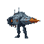 space ship mega boss shmup side view