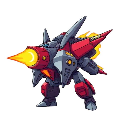 mega boss shmup side view