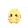 a cirrino is a small, golden, soft, and rounded creature with a smooth marshmallow-like body, tiny arms and legs, big glossy eyes, and a gentle smile. it glows warmly, looks huggable, and moves with calm, cute energy in a pastel, plush-like cartoon style.