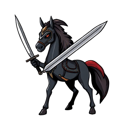 hazme a un caballero con espada estilo blasphemous