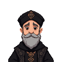 pharisee, black robes, ornate clothing