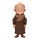  a sick elderly woman, ancient jewish clothes