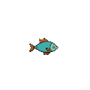  create a tall, narrow, vertical rectangle sprite. this is the track the fish moves