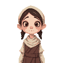  a sick girl, ancient jewish clothes