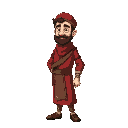 a male hebrew tax collector, red clothes