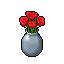 a vase
