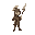 soldier holding spear