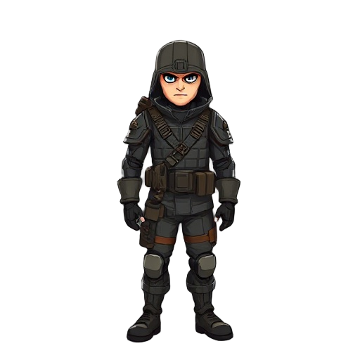 soldier in the same position as vampire survivors