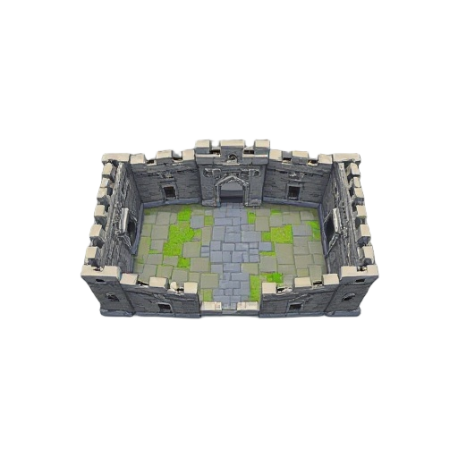 a tile map of the inside of a castle.