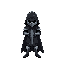 igris, knight, solo leveling, shadow, cape, black, ominous aura