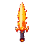 a fire sword
