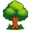 nature filled image with a tree which has a friendly color scheme and is lush